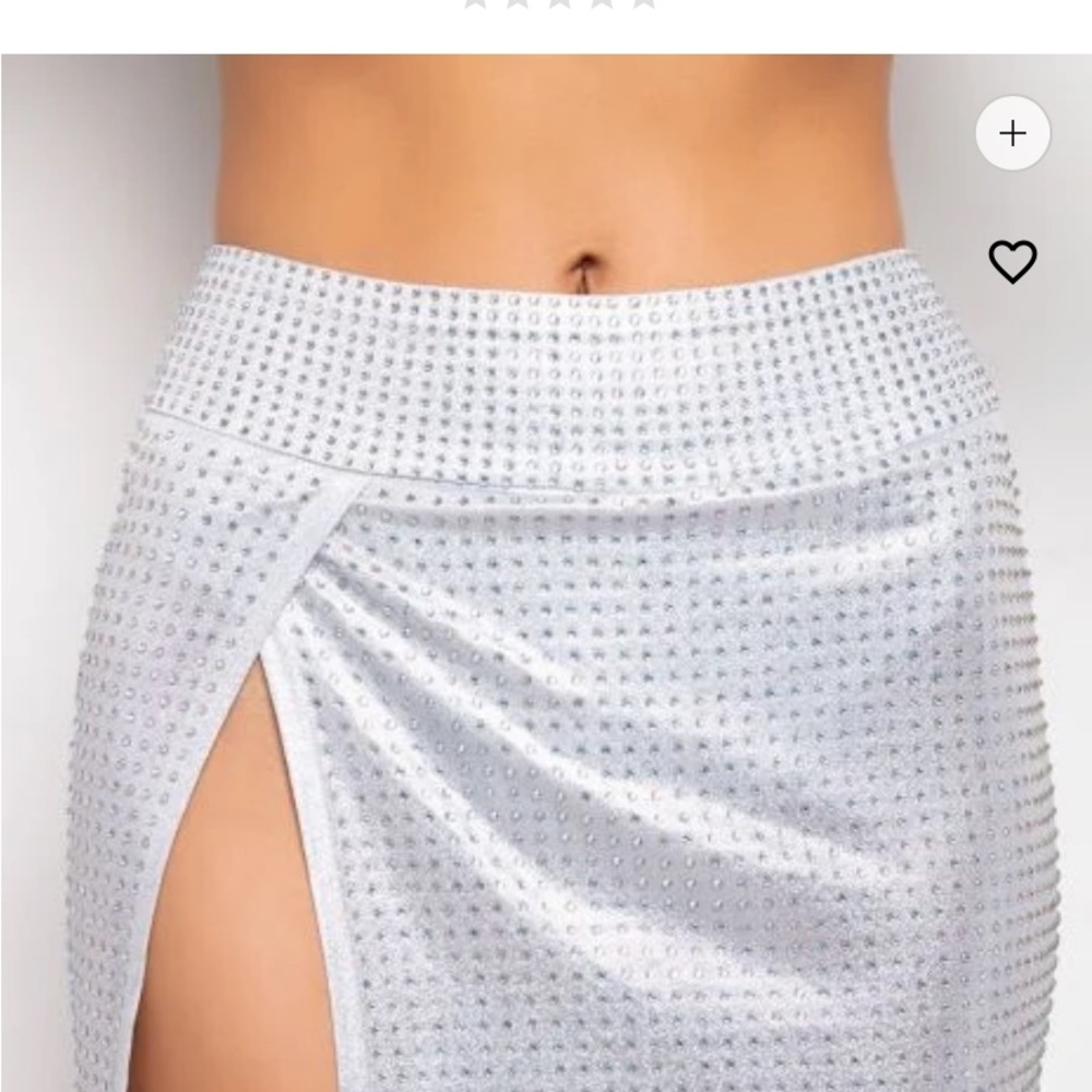 Get It Right Mini Rhinestone Skirt - Picture 5 of 15